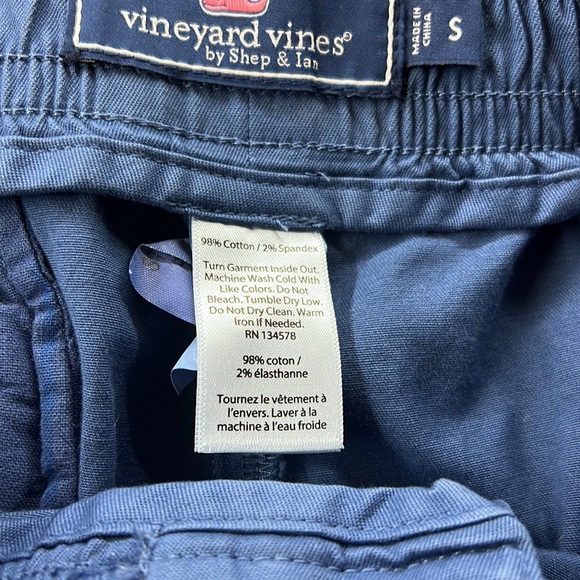 Sz Small Blue Vineyard Vines Shorts - Picture 4 of 5